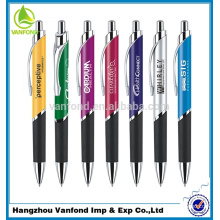 2015 hot sale plastic triangle pen with soft grip